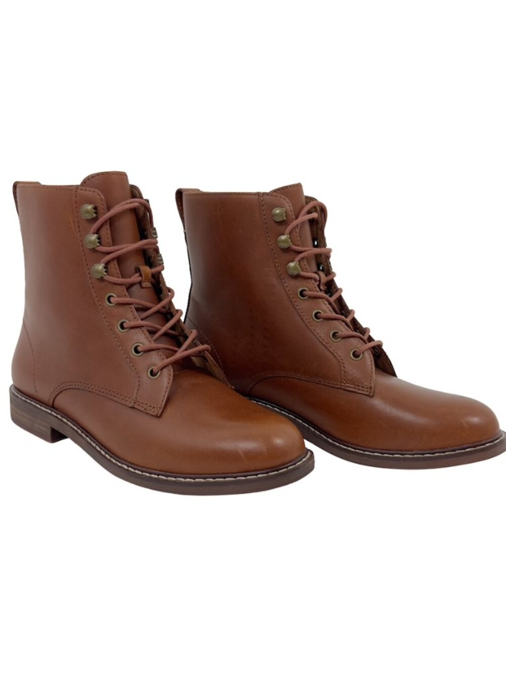 Madewell The Kellie Lace-Up Leather Boots Size 7.5